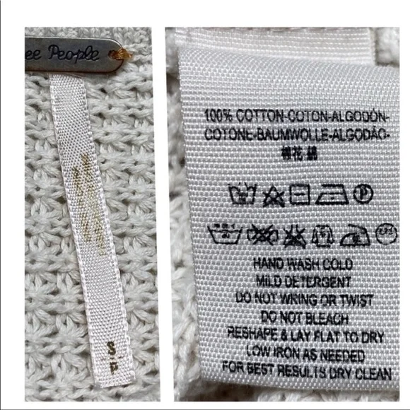 FREE People Small moonshine cold shoulder sweater top - Picture 7 of 8